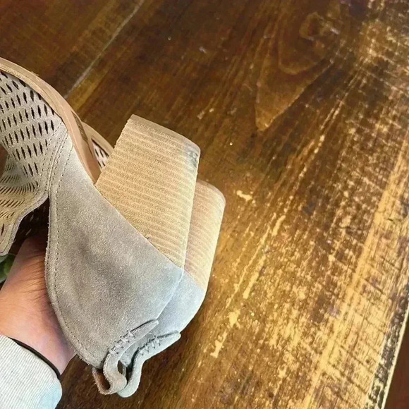 Jeffrey Campbell | Perforated Suede Ankle Booties - Picture 8 of 8